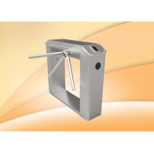 Quality Semi - Automatic Stainless Steel Tripod Turnstiles With Controller / RFID Reader for sale