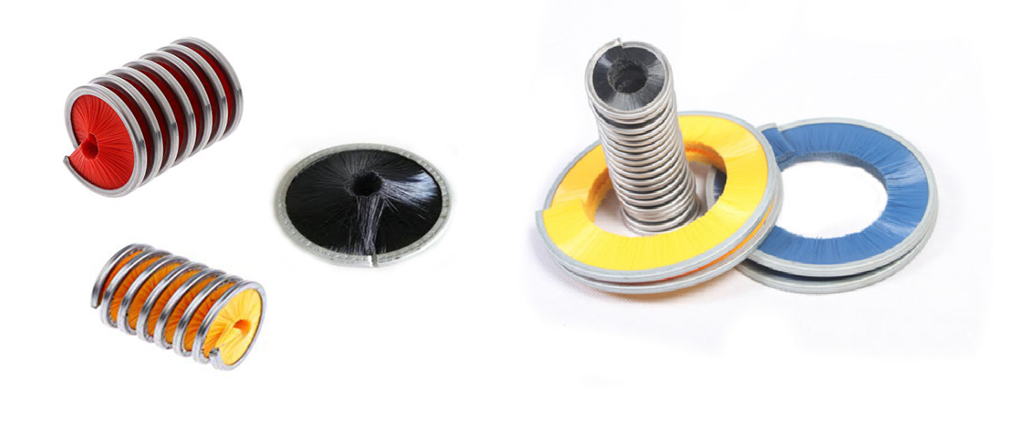 Spiral Wound Spring Brush For Cleaning Optical Cable Wire