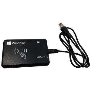 Quality Desktop Smart Card Reader Writer USB Interface RFID Magnetic Card Hybrid Card Reader for sale