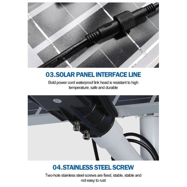 OEM/ODM Split COB Solar Power Waterproof LED Street Lights Ip65 CE ROHS