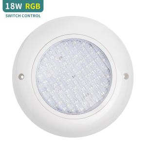 Quality ABS RGB Surface Mount LED Pool Light Switch Control 520LM RGB LED underwater light for gunite for sale