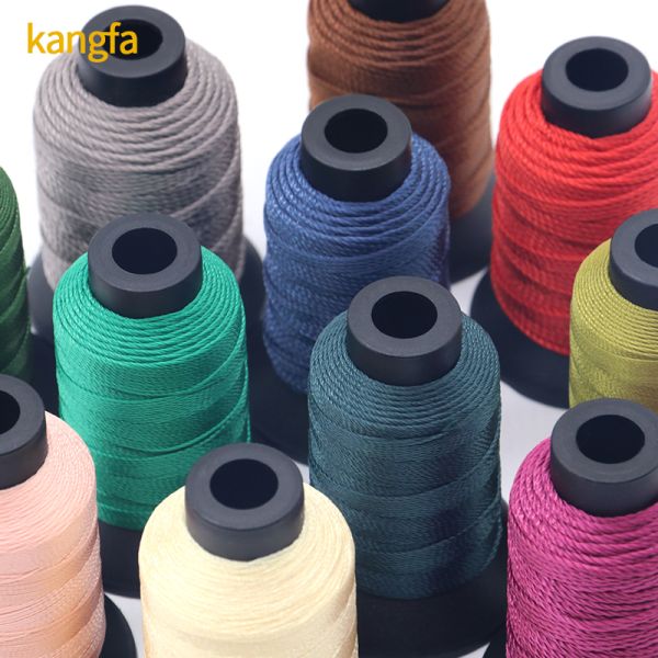 Sample of Eco-Friendly Boho 210D Polyester Thread for Hand Woven Sewing Machine Usage
