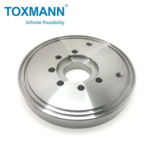 Quality Aluminium CNC Lathe Processing Services High Precision Connecting Flange CNC Machining Parts for sale