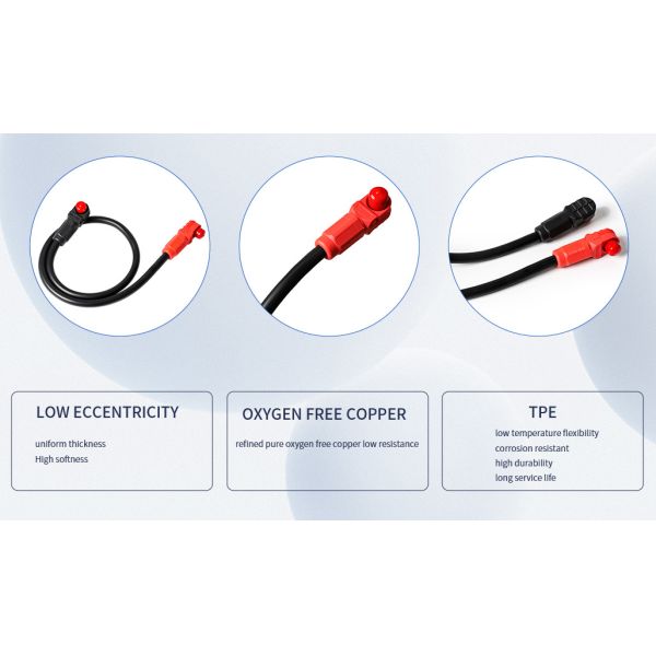 High Voltage Cable AC1000V DC1500V EV50 Square Energy Electric Power Cable EV Charger Cable