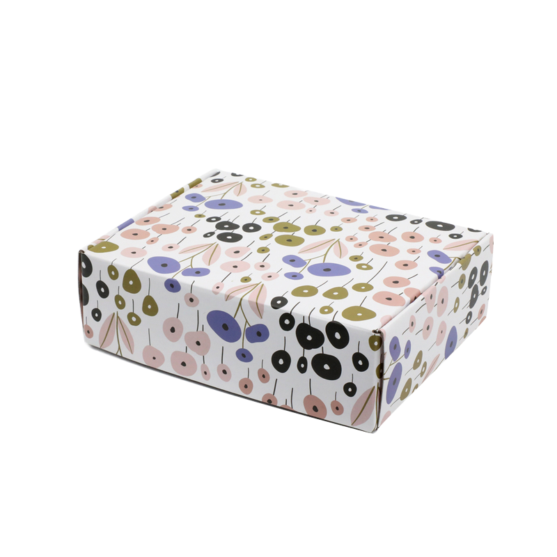 Pink Eco Friendly Mailer Box with Magnetic Closure and Handle for Foldable Underwear Clothing Packaging