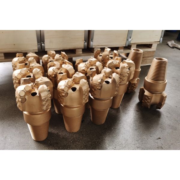 Water Well Drilling Tools Diamond PDC Drill Bit 4 Blades Reinforced Double Row Cutters PDC Bits