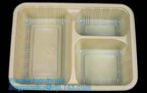 China Compartments food grade blister plastic frozen and microwave dumpling tray,Packing Tray Disposable Food Plastic Package on sale