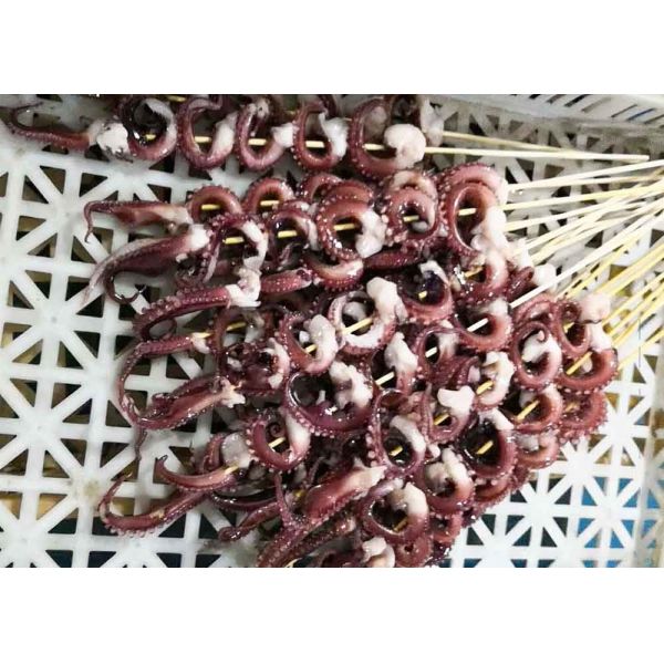 Iqf Seasoned Squid Tentacle 10 Kg Net Weight Shelf Life 24 Months