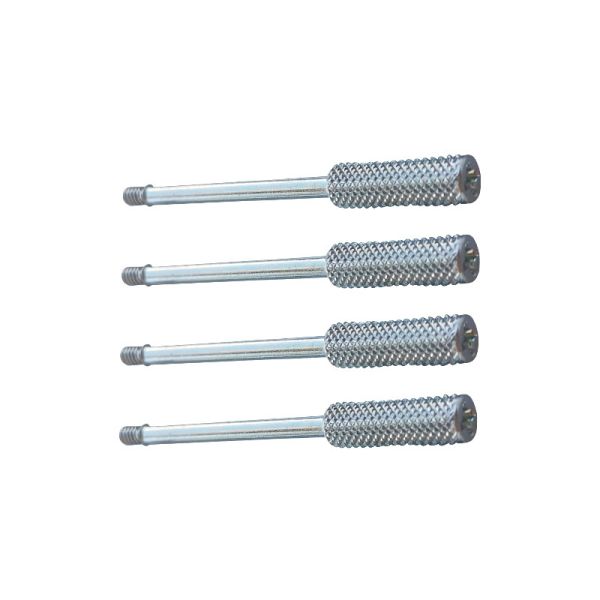 #4-40 UNC 49mm Length Stainless Steel Thumb Screws For Computer Cable