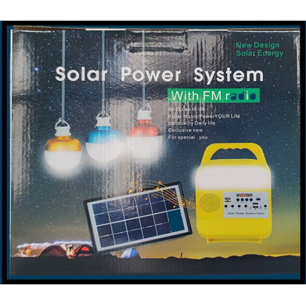 LED Solar Light Solar Bulbs With Remote Control Panel Lamp Indoor Waterproof Panel Emergency