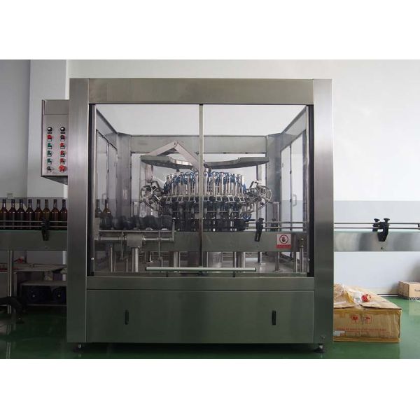 8000 BPH Bottle Packing Machine Line Automatic Rotary Bottle Washing Machine With 24 Heads