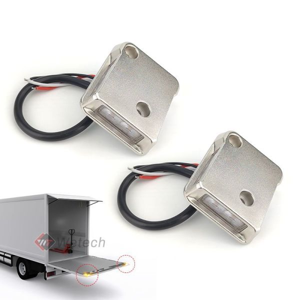 10V - 36V Tail Lift Lights IP65 Flashing Warning Lights Screw Mounted Type