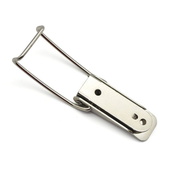 Mild Steel Cabinet Boxes Hasp Lock 4.72 Inch Spring Loaded Catch Toggle Latch