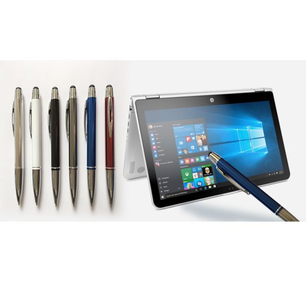 Logo Customization Options Metal Smartphone Screen Touch Stylus Ball Pen for Promotion