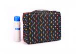 Polyester Travel Cosmetic Portable Makeup Bag , Brush Pouch Toiletry Kit Cute