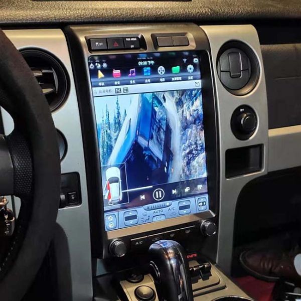 Tesla F150 Ford Sat Nav DVD Android 9 Vertical Screen 13.3 Inch