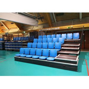 Buy cheap Telescopic Portable Aluminum Bleachers Anti Slip Polymer HDPE Seats from wholesalers