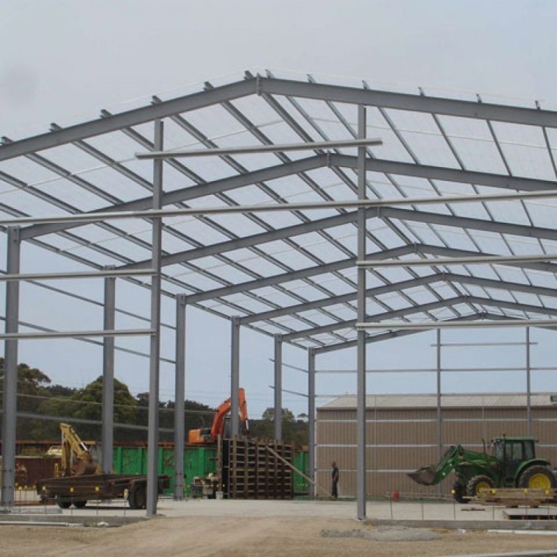 Prefabricated Light Steel Structure Industrial Warehouse For Storage