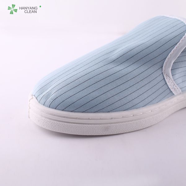 Anti static esd iso 8 clean cleanroom pvc blue workshoes