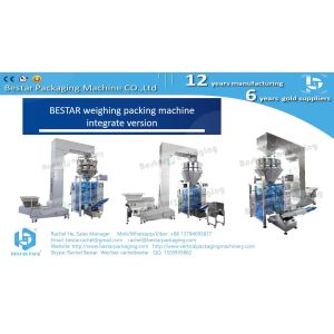 Automatic packing machine making plastic pouch customized weighing function with