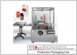 Quality Intelligent Bottle Cartoning Machine / Carton Box Packing Machine Speed Up To 120 BPM for sale