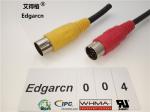 Data Transfer Din Power Cable , Industrial Custom Cable Assemblies Rj45 Cat5