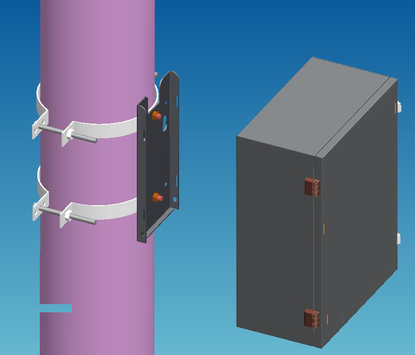 220V AC Input / Output DC 48V Outdoor Power Cabinet UPS Backup Battery System