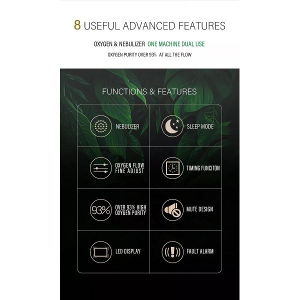 FDA Approved Personal Healthcare Oxygen Generating Machine For Home 7 Litre