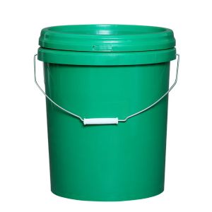 Quality 5 Gallon Plastic Bucket Containers With Tear Strip Lids For Liquid Solid Storage for sale