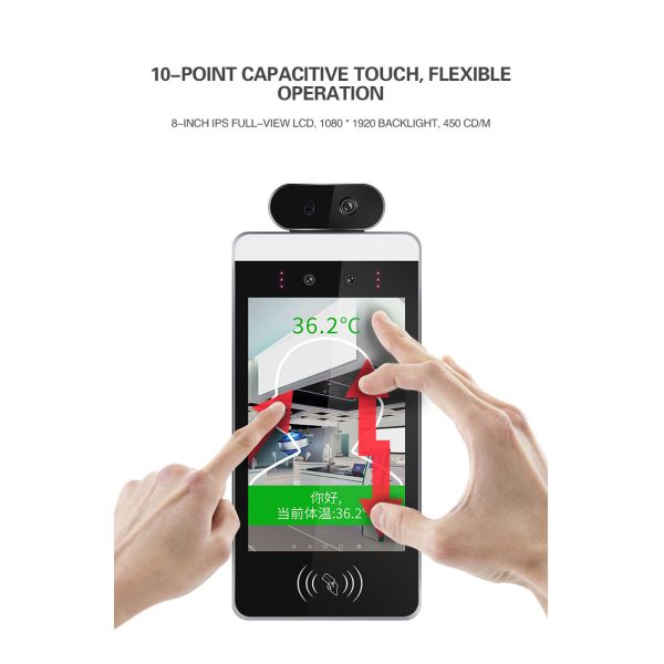 Automatic Infrared Temperature Measuring Instrument For Face Recognition Attendance Entrance Guard