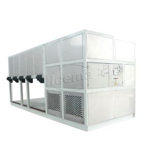 R22 R404A Direct Cooling Block Ice Machine Fresh Water 10 Tons Industrial