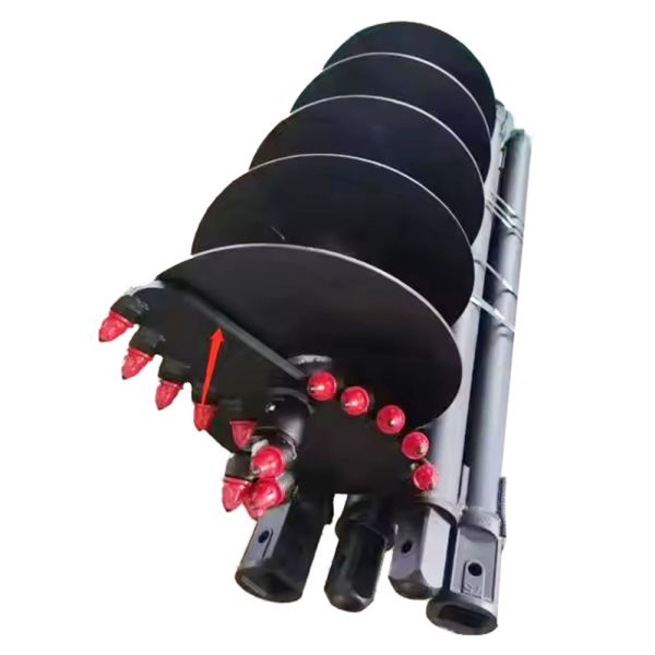 Customized screw pile driver excavators and deep hole drilling rigs for pile foundation excavation, suitable for utility pole pits, tree planting