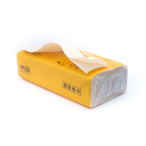 Unbleached Absorbent Extractable Bamboo Paper Hand Towels Kitchen Multifold Paper Towel