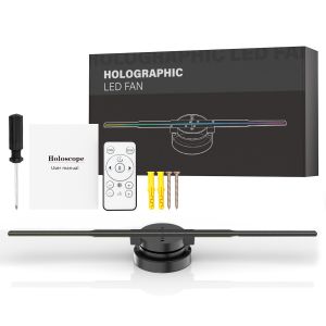 Holographic Fans 3D Holographic Screen Display HD Holographic Rotating Hologram