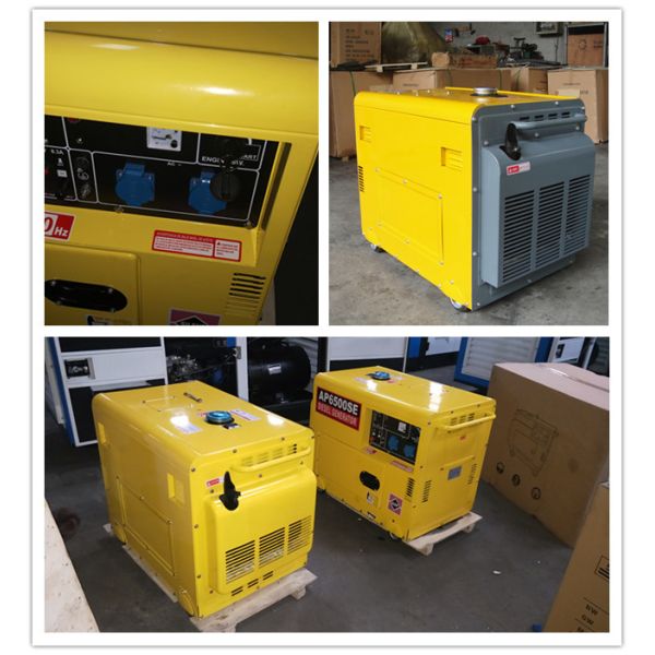 Portable 5KVA 5000 Watts Air Cooled Diesel Generator