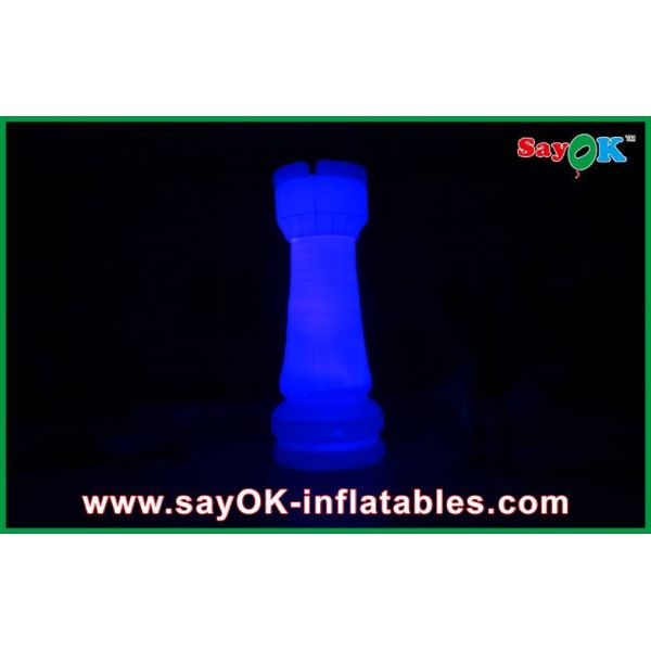 DIa 2m Inflatable Pillar Lighting Decoration With 16 Different Colors
