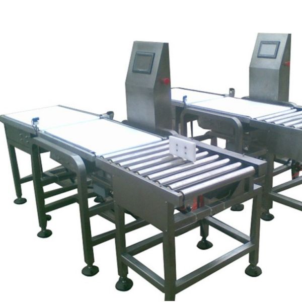 STAINLESS STEEL Automatic Check Weight Machine line INCW-450 200 To 30000g In Motion Checkweigher with screen for PVC PE BAG35p/min