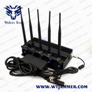 5 Antennas Cell Phone 40m 12W GPS Jammer