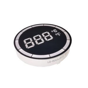 Round Shape Common Cathode 7 Segment Display Easy Assembly For Temperature