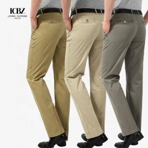 Quality Cargo Pants for Men 2022 Spring and Summer Thin High Waist Straight Dad Dress Pant for sale