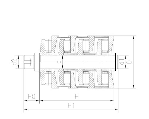 TAB-072160-202 twin extruder gearbox tandem thrust bearing