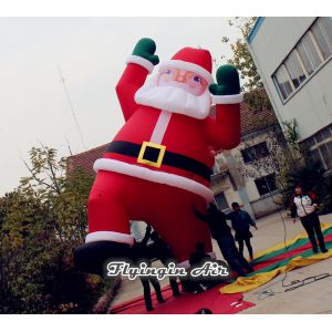 Buy cheap 6m Height Oxford Cloth Decorative Christmas Inflatable Santa Claus for from wholesalers