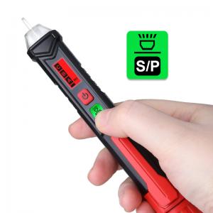 Quality HABOTEST HT100P Digital AC Phase Voltage Pen Tester LCD display detector NCV Safety Voltage Tool Non-Contact  Electrosco for sale