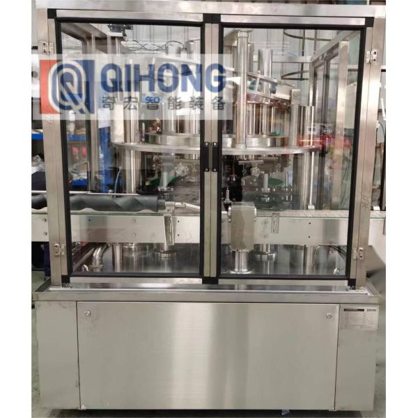 6 Heads Fully Automatic Can Filling Machine Simple Operation For Thick Sauce