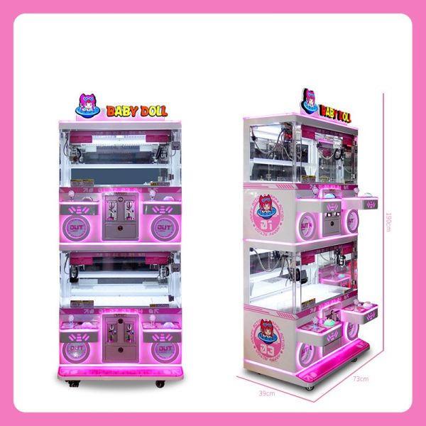 Rainny Mini Claw Machine With Credit Card Reader UK Plug Voltage 110V/220V/230V Mega