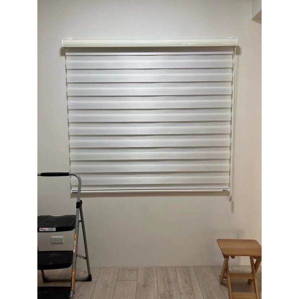 2.85m Window Rolling Shutter Blackout Zebra Blinds Fabric 50mm 75mm