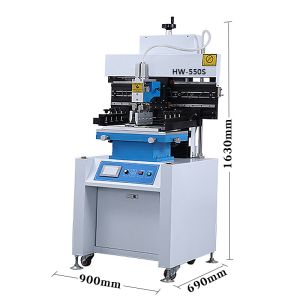 Quality OEM Solder Paste Dispenser Machine HWGC Semiauto Solder Stencil Printer for sale