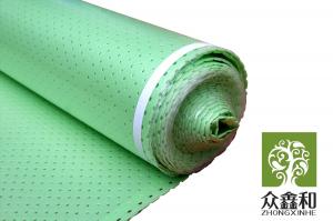 Quality PE Film Underfloor Heating Underlay 200sqft / Roll  Sound Reduction Green Foam for sale