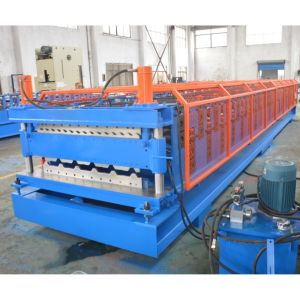 SGS 0.3mm Profile Sheet Double Layer Roll Forming Machine Cr12 Cutting Blade