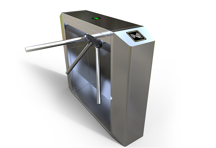 Three Roller Tripod Revolving Turnstile Gate Collision Avoidance